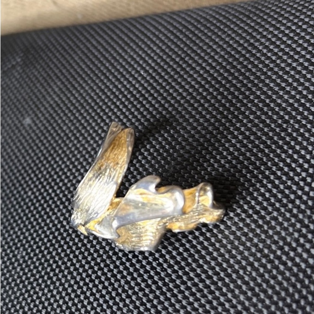 Unique Artesian Sterling Silver Ring Mark 925 Fre… - image 3